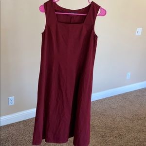 Midi Dress with Slit.